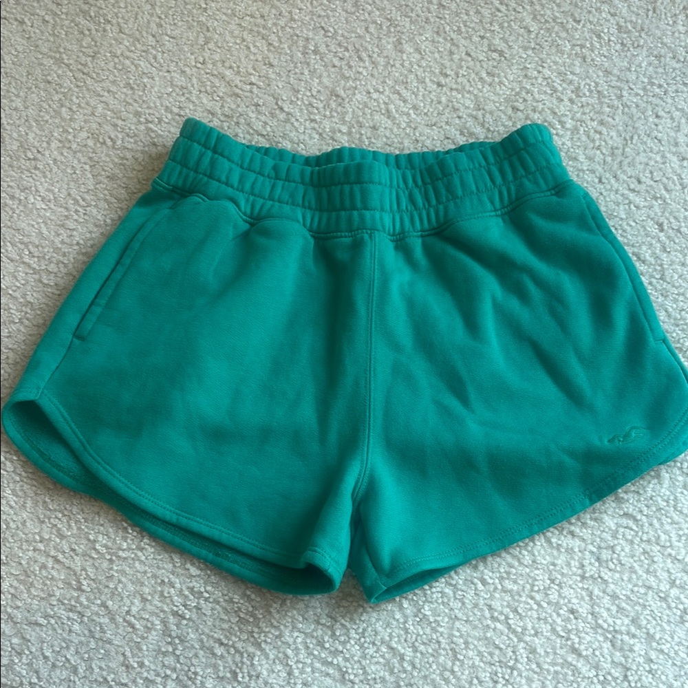 Green Hollister Ultra High Rise Women's Sweat Shorts